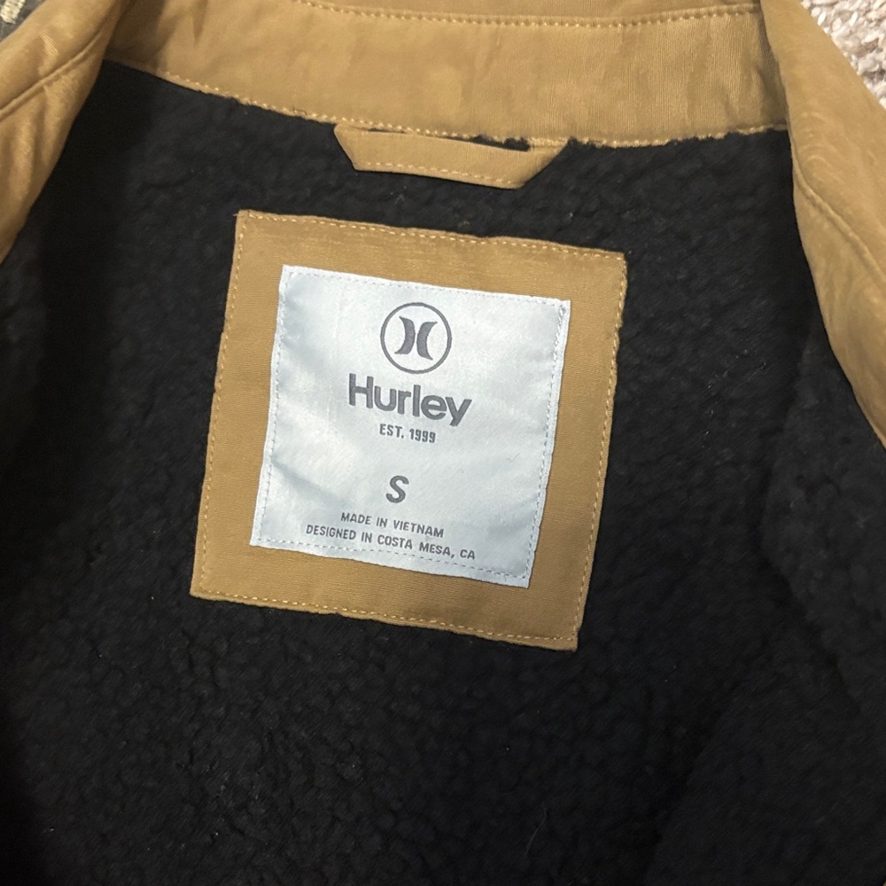 Hurley Men's Brown Shirt Jacket NWOT - Picture 4 of 5